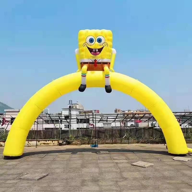 贵州海绵宝宝拱门广告气模